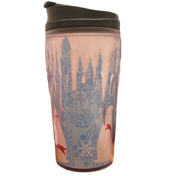 RARE Vintage 2002 Starbucks 12 oz Christmas Penguin Travel Mug - Picture 4 of 8